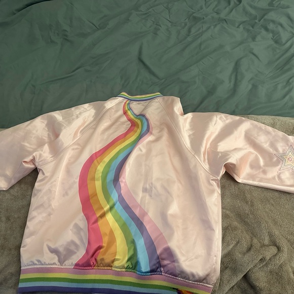 Teddy Fresh Rainbow Bomber Jacket - Picture 3 of 3